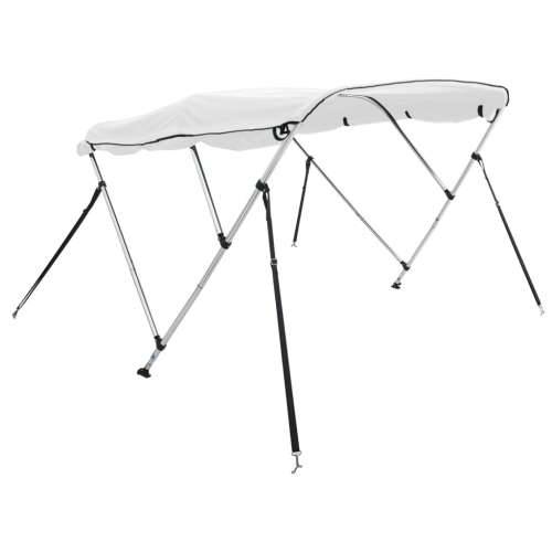 Tenda bimini s 3 luka i bočnim stijenkama 183x(137-152)x137 cm - Bijela 183 x (137-152) x 137 cm 1 bez mrežice Cijena