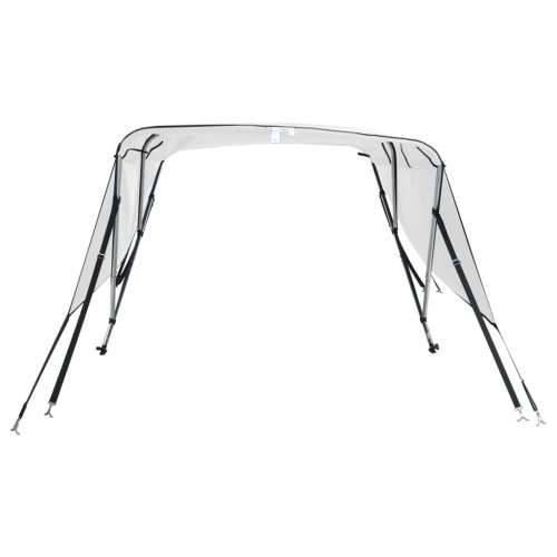 Tenda bimini s 3 luka i bočnim stijenkama 183x(137-152)x137 cm - Bijela 183 x (137-152) x 137 cm 1 bez mrežice Cijena