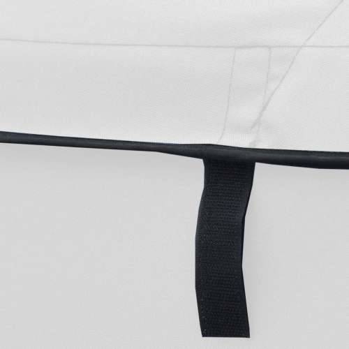 Tenda bimini s 3 luka i bočnim stijenkama 183x(137-152)x137 cm - Bijela 183 x (137-152) x 137 cm 1 bez mrežice Cijena