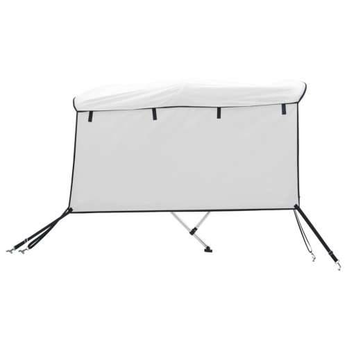 Tenda bimini s 3 luka i bočnim stijenkama 183x(170-182)x137 cm - Bijela 183 x (170-182) x 137 cm 1 bez mrežice Cijena