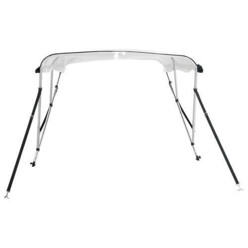 Tenda bimini s 4 luka i bočnim stijenkama 243x(200-213)x137 cm - Bijela 243 x (200-213) x 137 cm 1 bez mrežice Cijena