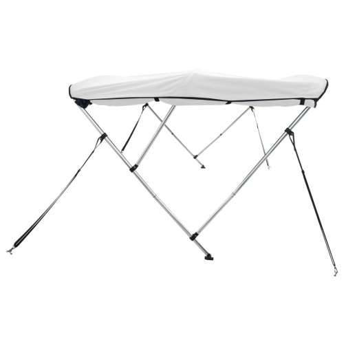 Tenda bimini s 4 luka i bočnim stijenkama 243x(200-213)x137 cm - Bijela 243 x (200-213) x 137 cm 1 bez mrežice Cijena