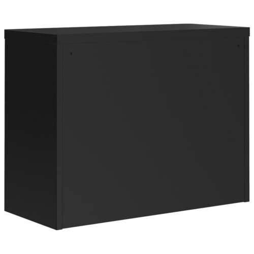Ormarić za spise crni 90 x 40 x 110 cm čelični - Crna 90 x 40 x 110 cm 1 Cijena