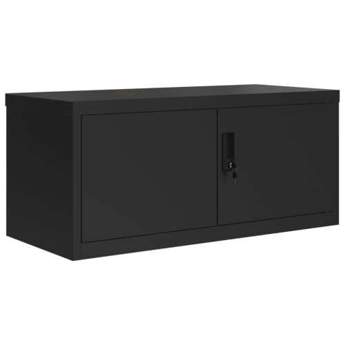 Ormarić za spise crni 90 x 40 x 240 cm čelični - Crna 90 x 40 x 240 cm 1 Cijena