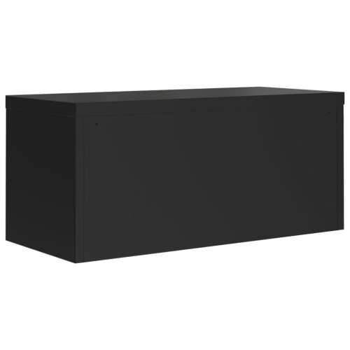 Ormarić za spise crni 90 x 40 x 145 cm čelični - Crna 90 x 40 x 145 cm 1 Cijena