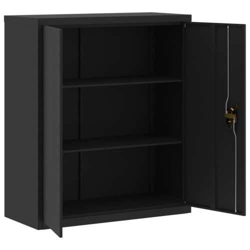 Ormarić za spise crni 90 x 40 x 145 cm čelični - Crna 90 x 40 x 145 cm 1 Cijena
