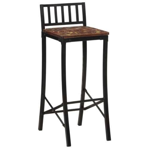 Barske stolice 2 kom od masivnog obnovljenog drva - 2 solid wood reclaimed Cijena