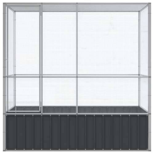 Kavez za ptice srebrni 210,5 x 107 x 212 cm čelični - 210.5 x 107 x 212 cm Cijena