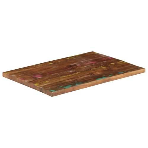Stolna ploča 90x60x3,8 cm pravokutna masivno obnovljeno drvo - Obnovljeno drvo (višebojno) 90 x 60 cm 1 38 mm Cijena