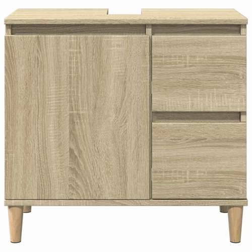 Kupaonski ormarić boja hrasta 65x33x60 cm konstruirano drvo - sonoma hrast 1 Cijena