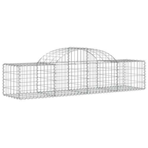 Lučne gabionske košare 18 kom 200x50x40/60 cm pocinčano željezo - 200 x 50 x 40/60 cm 18 Cijena