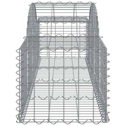 Lučne gabionske košare 25 kom 200x50x40/60 cm pocinčano željezo 200 x 50 x 40/60 cm 25 Cijena