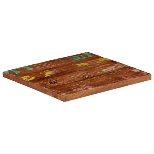 Stolna ploča 60x60x3,8 cm četvrtasta masivno obnovljeno drvo - Obnovljeno drvo (višebojno) 60 x 60 cm 1 38 mm Cijena
