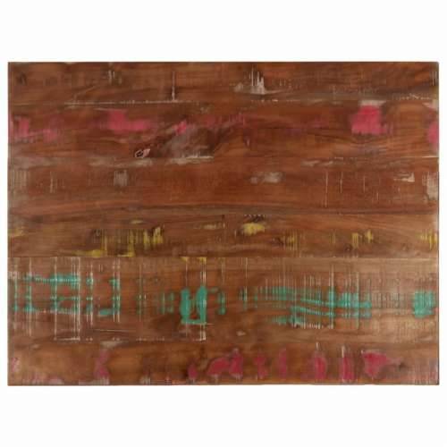 Stolna ploča 80x60x3,8 cm pravokutna masivno obnovljeno drvo - Obnovljeno drvo (višebojno) 80 x 60 cm 1 38 mm Cijena