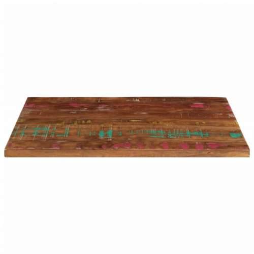 Stolna ploča 80x60x3,8 cm pravokutna masivno obnovljeno drvo - Obnovljeno drvo (višebojno) 80 x 60 cm 1 38 mm Cijena