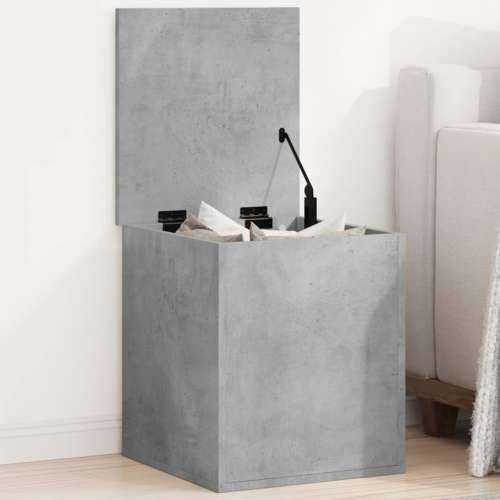 Kutija za pohranu boja betona 40x42x46 cm konstruirano drvo - Beton siva 40 x 42 x 46 cm 1 Cijena