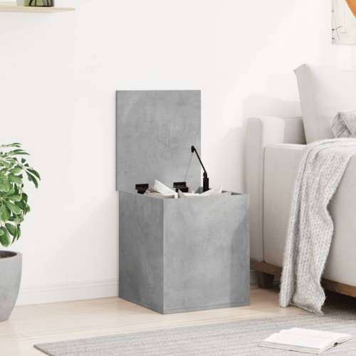 Kutija za pohranu boja betona 40x42x46 cm konstruirano drvo - Beton siva 40 x 42 x 46 cm 1 Cijena