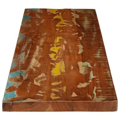 Ploča za stol 140x20x3,8 cm pravokutna masivno obnovljeno drvo - Obnovljeno drvo (višebojno) 140 x 20 cm 1 38 mm Cijena