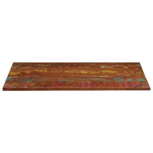 Stolna ploča 140x60x3,8 cm pravokutna masivno obnovljeno drvo - Obnovljeno drvo (višebojno) 140 x 60 cm 1 38 mm Cijena