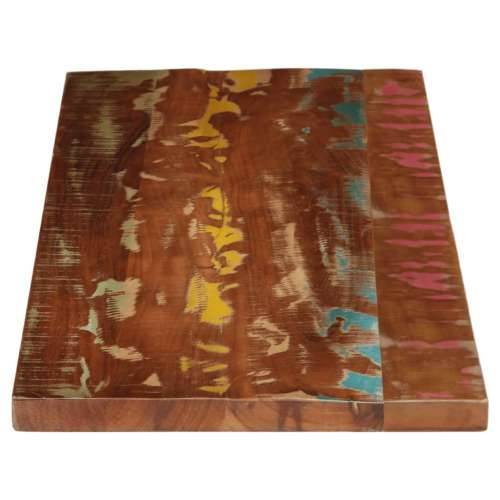 Stolna ploča 140x60x3,8 cm pravokutna masivno obnovljeno drvo - Obnovljeno drvo (višebojno) 140 x 60 cm 1 38 mm Cijena