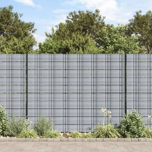 Vrtna pregrada – Vrtni zasloni za privatnost 10 kom sivi 252,5x19 cm PVC - Siva 1 Cijena