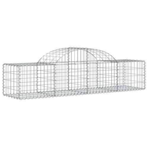 Lučne gabionske košare 20 kom 200x50x40/60 cm pocinčano željezo - 200 x 50 x 40/60 cm 20 Cijena