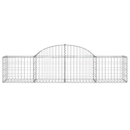 Lučne gabionske košare 20 kom 200x50x40/60 cm pocinčano željezo - 200 x 50 x 40/60 cm 20 Cijena
