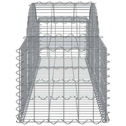 Lučne gabionske košare 20 kom 200x50x40/60 cm pocinčano željezo - 200 x 50 x 40/60 cm 20 Cijena