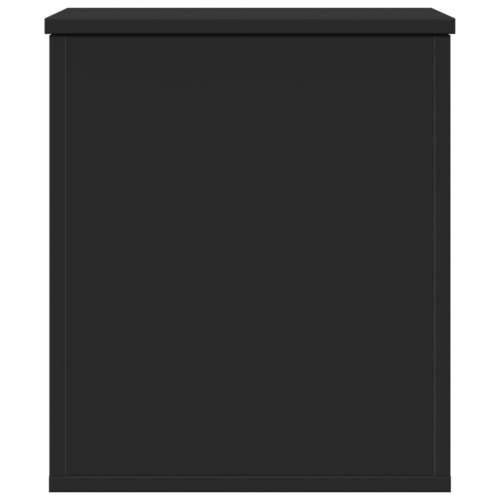 Kutija za pohranu crna 40x42x46 cm od konstruiranog drva - Crna 40 x 42 x 46 cm 1 Cijena