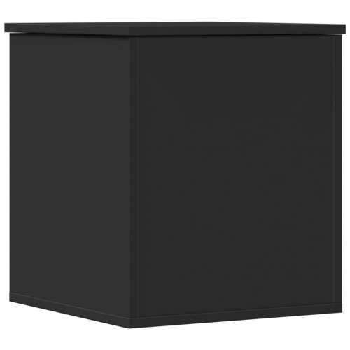 Kutija za pohranu crna 40x42x46 cm od konstruiranog drva - Crna 40 x 42 x 46 cm 1 Cijena