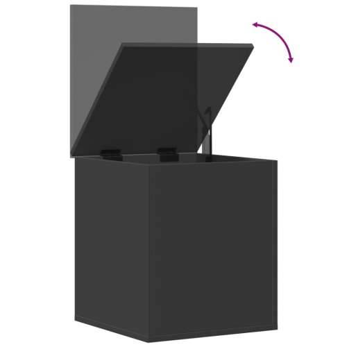 Kutija za pohranu crna 40x42x46 cm od konstruiranog drva - Crna 40 x 42 x 46 cm 1 Cijena
