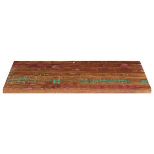 Stolna ploča 120x60x3,8 cm pravokutna masivno obnovljeno drvo - Obnovljeno drvo (višebojno) 120 x 60 cm 1 38 mm Cijena
