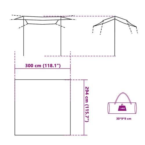 Cerada za kampiranje zelena 300 x 294 cm vodootporna - Zelena 300 x 294 cm oxford 1 Cijena
