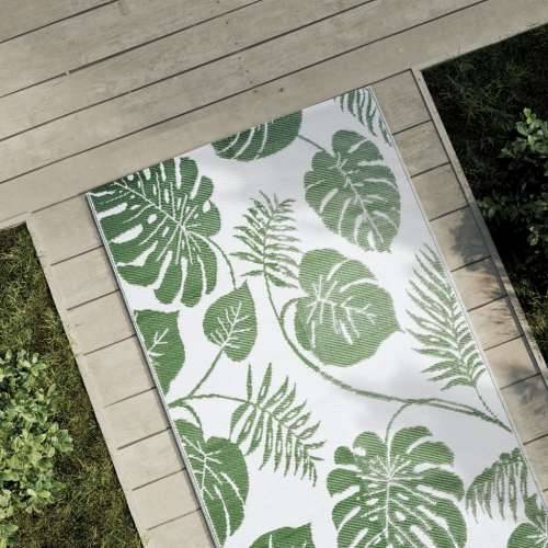 Vanjski tepih ARAKIL zeleni 80x150 cm PP - uzorak zelenog lišća 80 x 150 cm 1 Cijena