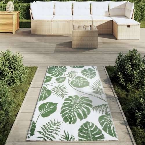 Vanjski tepih ARAKIL zeleni 80x150 cm PP - uzorak zelenog lišća 80 x 150 cm 1 Cijena