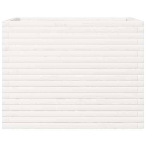 Vrtna sadilica bijela 90x60x68,5 cm od masivne borovine - Bijela 90 x 60 x 68.5 cm 1 Cijena