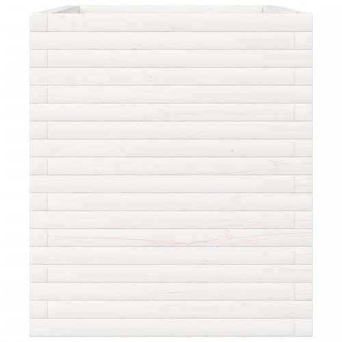 Vrtna sadilica bijela 90x60x68,5 cm od masivne borovine - Bijela 90 x 60 x 68.5 cm 1 Cijena