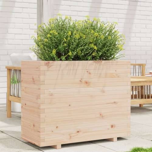 Vrtna sadilica 90x40x72,5 cm od masivne borovine - Prirodna boja bora 90 x 40 x 72.5 cm 1 Cijena