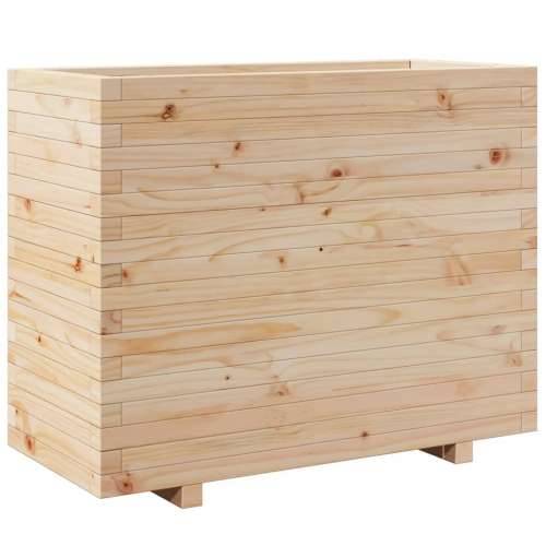 Vrtna sadilica 90x40x72,5 cm od masivne borovine - Prirodna boja bora 90 x 40 x 72.5 cm 1 Cijena