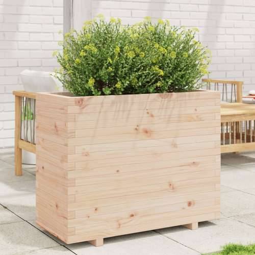 Vrtna sadilica 90x40x72,5 cm od masivne borovine - Prirodna boja bora 90 x 40 x 72.5 cm 1 Cijena