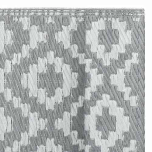 Vanjski tepih ARAKIL sivi 80x250 cm PP - Bijela i svijetlo siva 80 x 250 cm 1 Cijena
