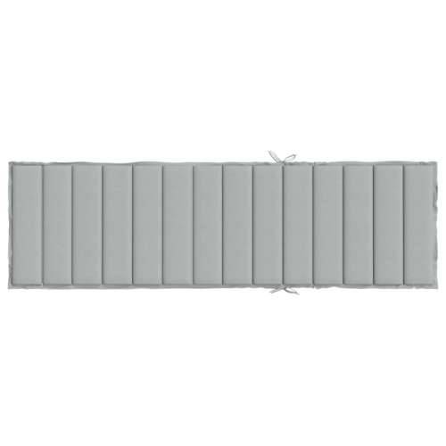 Jastuk za ležaljku prošarani svjetlosivi 200x50x4 cm od tkanine - prošarana svjetlosiva 200 x 50 x 4 cm 1 Cijena