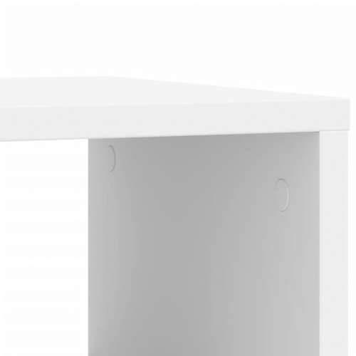 Bočni stolić s kotačima bijeli 50x30x55 cm konstruirano drvo - Bijela 1 Cijena