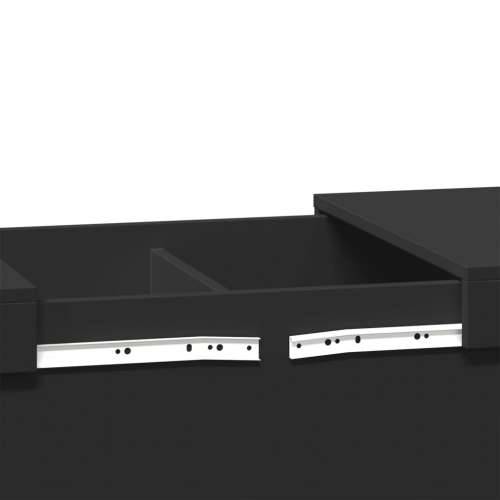 Stolić za kavu crni 100 x 55 x 40 cm od konstruiranog drva - Crna 1 100 cm Cijena