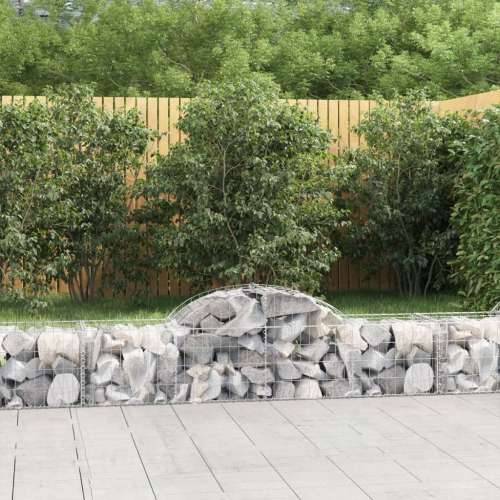 Lučne gabionske košare 30 kom 200x50x40/60 cm pocinčano željezo - 200 x 50 x 40/60 cm 30 Cijena