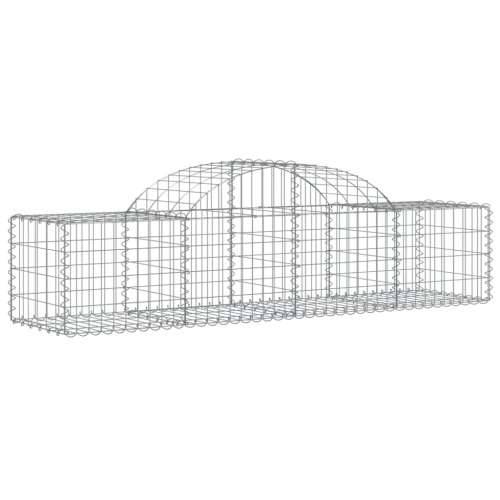 Lučne gabionske košare 30 kom 200x50x40/60 cm pocinčano željezo - 200 x 50 x 40/60 cm 30 Cijena