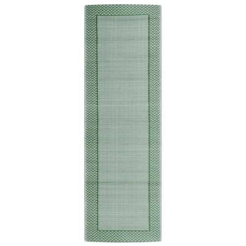 Vanjski tepih ARAKIL zeleni 80 x 250 cm PP - Zelena i bijela 80 x 250 cm 1 Cijena