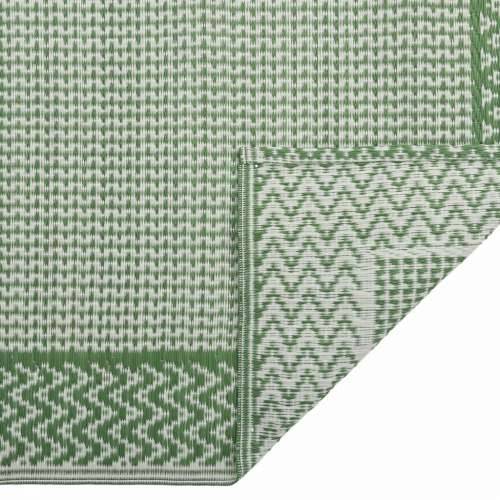 Vanjski tepih ARAKIL zeleni 80 x 250 cm PP - Zelena i bijela 80 x 250 cm 1 Cijena