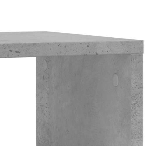 Bočni stolić s kotačima boja betona 50 x 30 x 55 cm drveni - Beton siva 1 Cijena