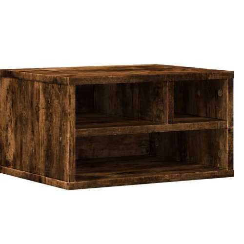 Stalak za pisač boja hrasta 40x32x22,5 cm konstruirano drvo - Dimljeni hrast Cijena